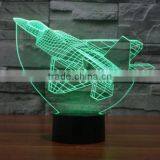 Touch Switch LED Light Home Decor Boys Gift 3D Vision Night Lamp thumbnail-5