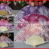 High-grade Bamboo Ladies Silk Hand Fan thumbnail-1