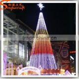 Latest Design Hot Sale Giant Artificial Led Christmas Tree Ornament Decoration Colorful Lighting Tree Outdoor thumbnail-6