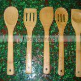 Natural Bamboo Shovel Spoon thumbnail-1