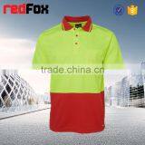 160gsm Net 100% Polyster Safety T-shirt Industrial Safety Red T-shirts Polo Traffic Motorcycle Safety T-shirt thumbnail-2