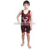 Adult and Children Professionale Sublimation Wrestling Singlets Plus Size thumbnail-3