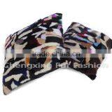 CX-D-81 Home Decoration Pillow Patchwork Mink Fur Cushion & Pillow Cover thumbnail-4