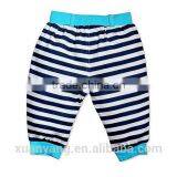 New Arrival 100% Cotton Stripe And Plain Color Balloon Butique Shorts And Pants thumbnail-5