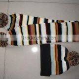 Wind Proof and Warm Polar Fleece Scarf Hat Glove Sets for Military Use thumbnail-5