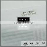 Wholesale 110" Wide Cotton Bedding 100% Cotton Sateen Stripe Fabric for Making Bed Sheets in Roll , Hotel Bedding thumbnail-1