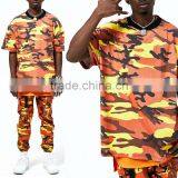 Wholesale Oversized Short Sleeves Mens Colored Sweatshirt Tee Custom Camo Military Tshirt Cool Cotton t Shirts thumbnail-2