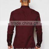 2016 Men's New Arrival Latest Formal Plain Shirts thumbnail-2