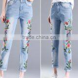 Zm35756a Women Summer Outdoor Denim Pants Latest Design Jeans Pants for Girl thumbnail-4