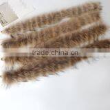 BBG-H-10 Wholesale Real Fur Hood Trim / Detachable Raccoon Fur Collar thumbnail-1