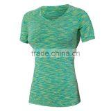 Wholesale OEM Custom Printing t Shirt Dry Fit Athletic Wear Women T-shirts Compression t Shirt Women thumbnail-4