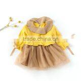 S33548W Baby Girls Grenadine Knitted Lace Dress Kids Cute Dress thumbnail-3