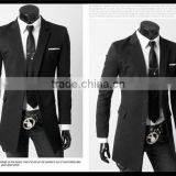 2016 Latest European Style Velvet Trendy Business Long Blazer Suit for Man thumbnail-5