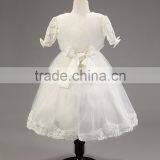 2016 Summer Style Kids Dress Flower Lace Princess Party Costume Girl Floral Dress thumbnail-4