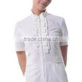 Wholesale Fashionable White Female Nurse Uniform Design thumbnail-2