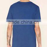 2017 Guangzhou Shandao OEM Summer 180g 100% Cotton V-Neck Short Sleeve Slim Fit Men's T- Shirt thumbnail-2
