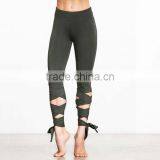 Fashion Design Wholesale Wicking Yoga Sport Leggings With Strap thumbnail-3