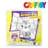 OEM Kids Project Color Your Animal Pal Artist Canvas Supper Kitty thumbnail-2