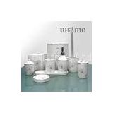 Modern Home 9 Piece White Ceramic Bathroom Accessory Sets with Soap Dish