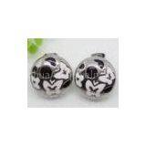Professional Customed Stainless Steel Stud Earrings With Silver Plated for Girls thumbnail-1