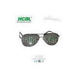 Promotional Silver Metal Frame Master Image 3D Glasses On PC / 3D Viewing Glasses