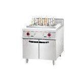 Industrial Chinese Cooking Equipment / Gas Pasta Cooker With Cabinet 18KW