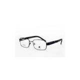 Stainless Steel / Memory Bridge Optical Spectacles Frames For Men Full Rim , Rectangular Shaped