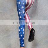 Hot Popular Womens American Flag Leggings thumbnail-3