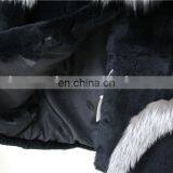 Women Winte Fur Coats And Agrment Hot Sale Lady Rex Rabbit And Fox Fur Coat thumbnail-4