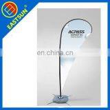 Newest Outdoor Advertasing Mental Stand Beach Flags Wholesale