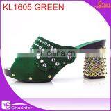 Wholesale Africam Cheap Shoes Slipper Ladies Shoes Guangzhou Slipper Ladies thumbnail-2