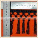High Quality 10cm Long Black Rayon Tassel Fringe Trim for Dress thumbnail-3