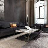 High Quality Rectangular Calacutta White Table Top Wholesale Restaurant Furniture thumbnail-4