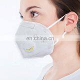 Polyester Earloop Style White Folding Dust Mask for Your Health thumbnail-2