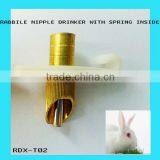 Wholesale HM-T02 Copper Spring Rabbit Nipple Drinker at Cost thumbnail-1
