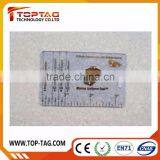 CR80 Transparent Business Cards / Standard Transparent Pvc Card