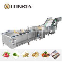 Lonkia Industrial Automation Fruit Mango Vegetable Okra Spinach Air Bubble Washing Machine thumbnail-2