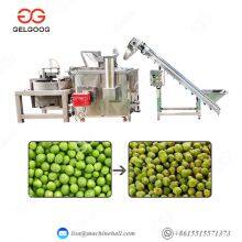 Fritadeira de ervilhas verdes modelo de aquecimento elétrico em aço inoxidável. Máquina de fritar feijões - largos. Linha de produção de ervilhas verdes fritas thumbnail-5