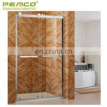 Wholesale Custom Modern Sliding Hotel Frameless Tempered Glass Shower Rooms Bathroom thumbnail-1