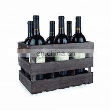 Classical Wooden Packaging 6 Bottle Wooden Wine Box thumbnail-1