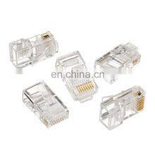 Transparent 8P8C UTP rj 45 Plug Conector Rj45 Cat6