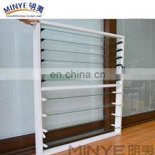 Aluminum Profile Adjustable Plantation Window Shutters,rolling Manual Operation Glass Shutter thumbnail-5