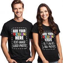 Custom Shirt Unisex Personalized Add Your Image T-Shirt Add Your Text Photo Front/Back Print