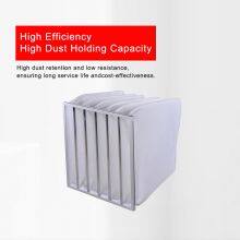 Hot Melt Air Filter Synthetic Fiber Air Bag Pocket Filter for Air Ventilation thumbnail-1