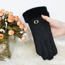 Wholesale Women Men Warm Gloves High Quality Stretch Winter Knit Gloves Factory Direct thumbnail-2