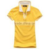 The New 2015 Summer Wear Women's Cotton and Colorful Candy Color Collar Short Sleeve Polo Shirt thumbnail-3