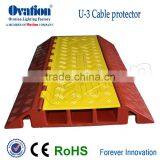 High Quality 10 Tons 3 Channels Rubber Cable Protector