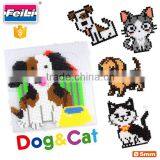 Hot New Diy Toys for Kids Dog&cat 6000pcs Fuse Beads Iron Beads 5mm