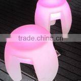 New Led PE Plastic Stool With Led Lights and Remote Control YXF-4340