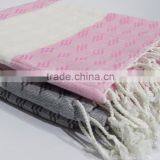 Organic Cotton Fouta Bath and Beach Towel Tunisian Sauna Towels Wholesale thumbnail-4